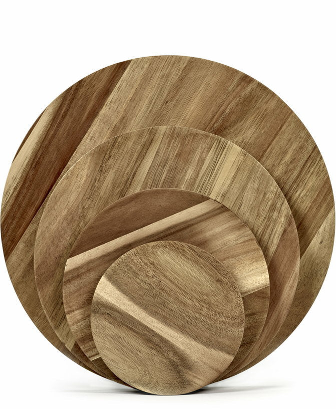 Assiette en acacia 26 cm Dunes - Serax - The Cool Republic