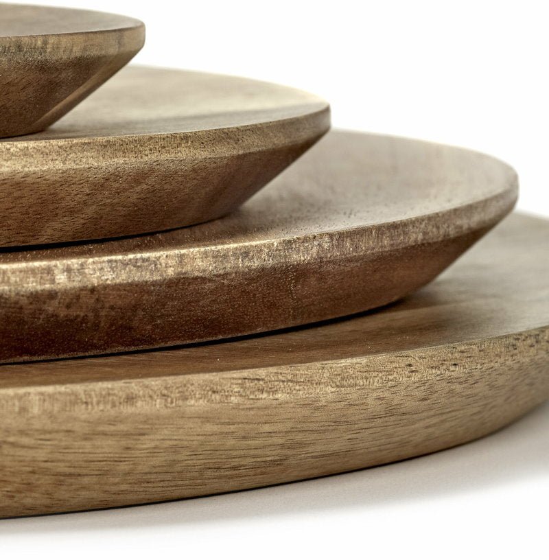 Assiette en acacia 26 cm Dunes - Serax - The Cool Republic