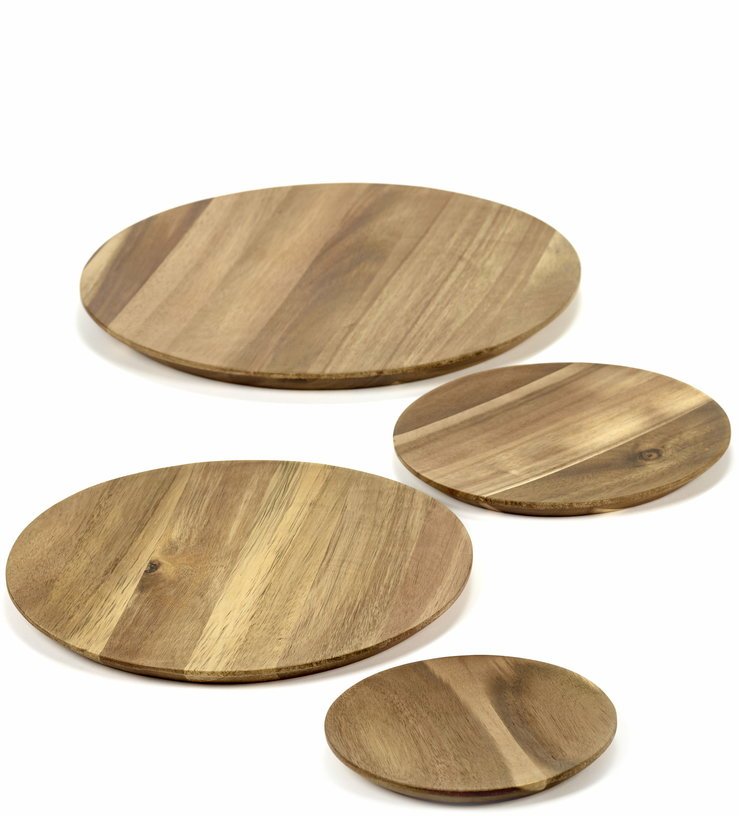 Assiette en acacia 33 cm Dunes - Serax - The Cool Republic