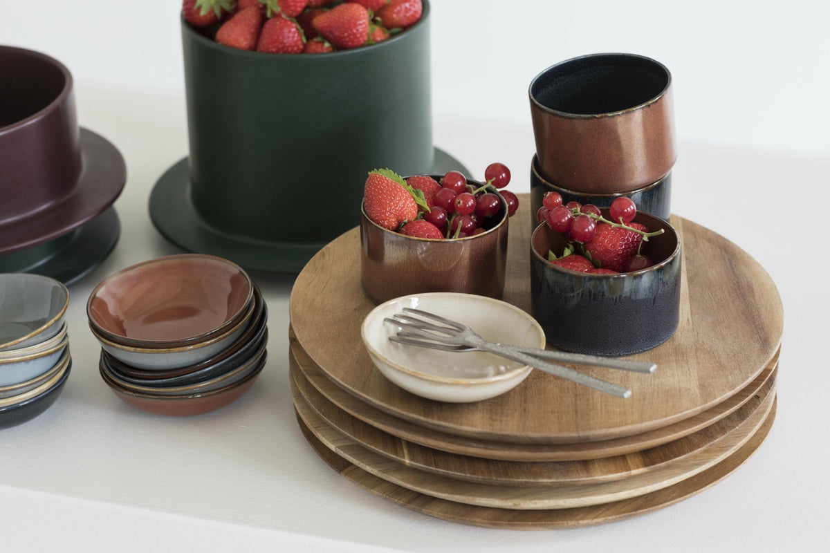 Assiette en acacia 33 cm Dunes - Serax - The Cool Republic