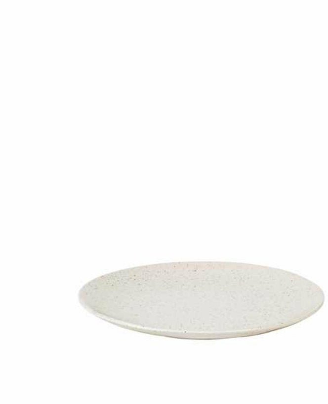 Assiette en grès 26 cm Nordic Vanilla - Broste Copenhagen - The Cool Republic