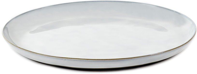 Assiette en grès blanc XL - Serax - The Cool Republic