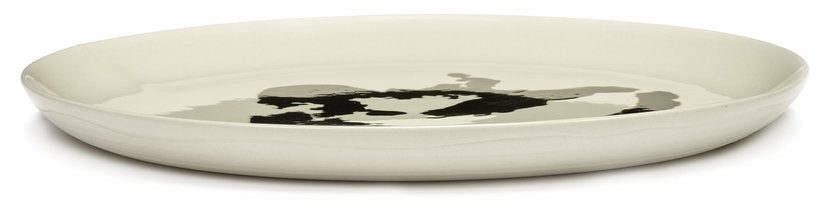 Assiette en grès blanche avec poivron noir 26,5cm Feast - Serax - The Cool Republic