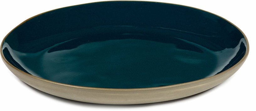 Assiette en grès bleue 20 cm Ru:ral - Serax - The Cool Republic