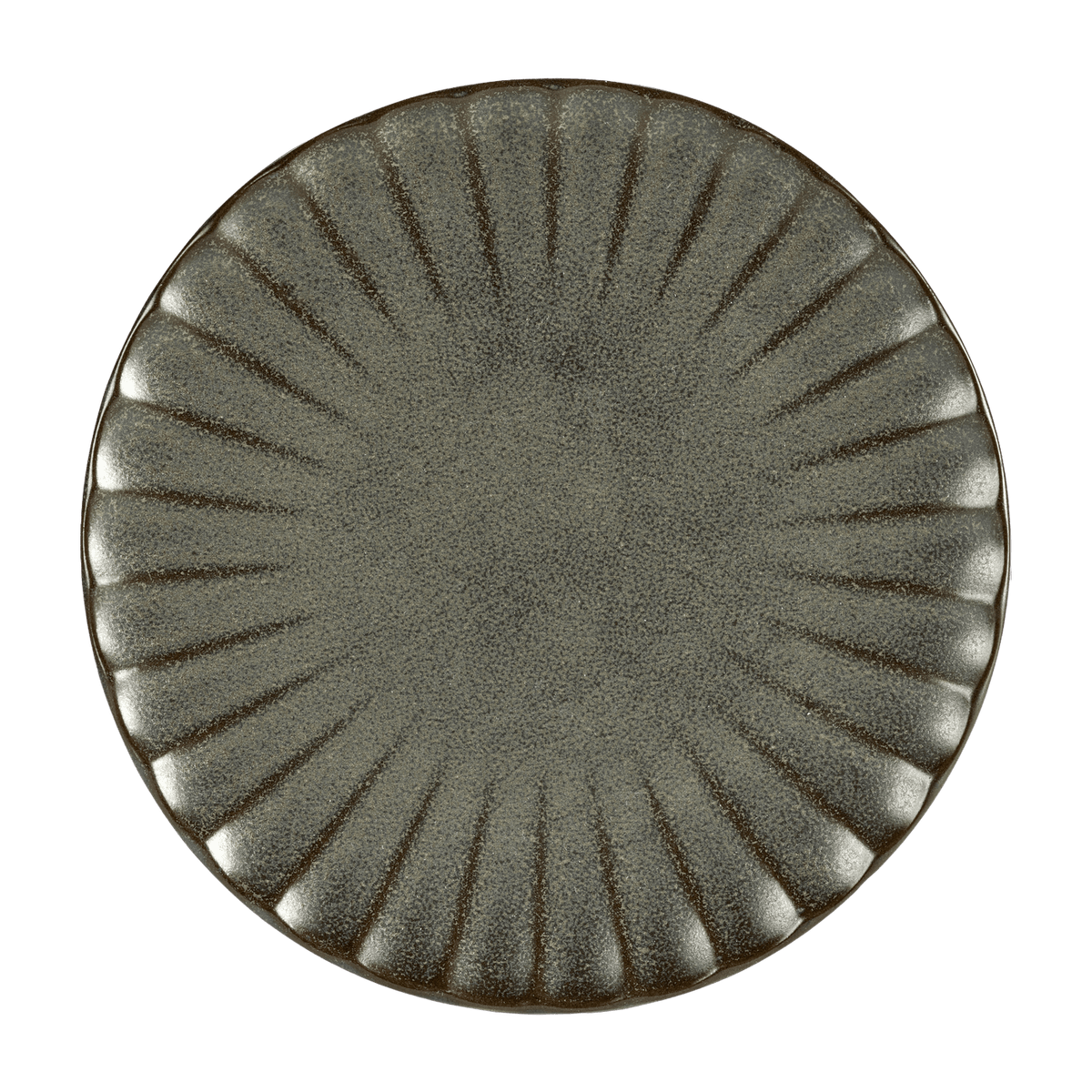 Inku 18 cm green stoneware plate - Serax - The Cool Republic