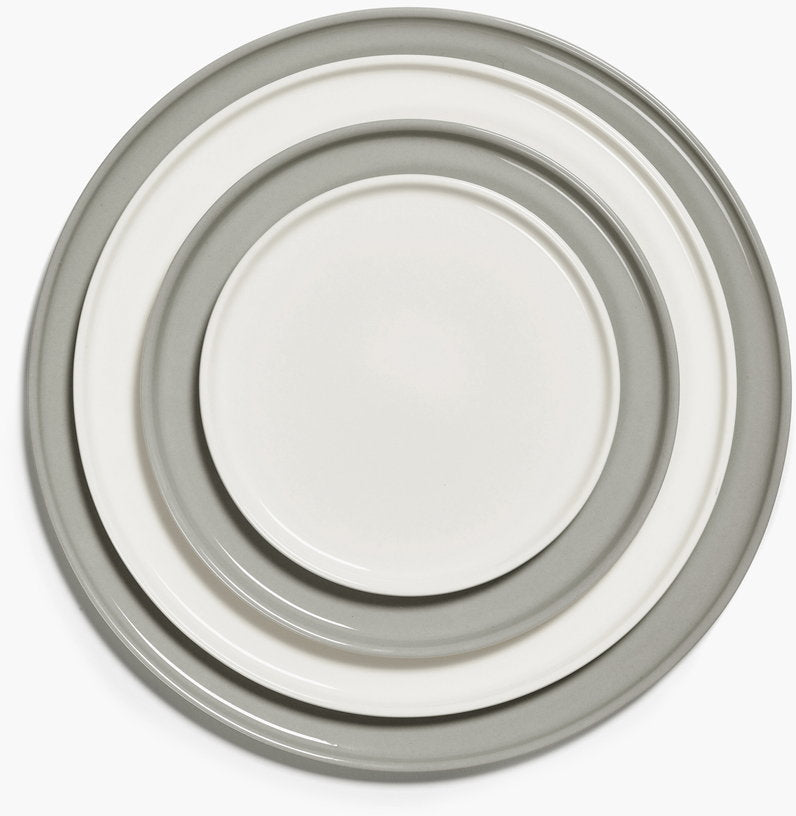 Assiette en porcelaine ivoire 26cm Cena - Serax - The Cool Republic