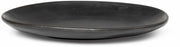 Assiette en porcelaine noire 15 cm Flow - The Cool Republic