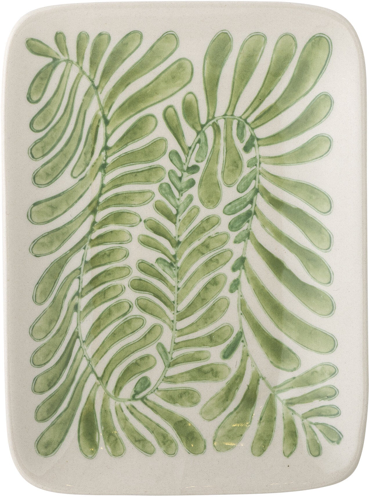 Assiette Fauni Grès Vert - Bloomingville