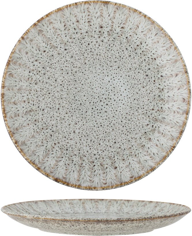 Assiette Fleur Nature Grès - Bloomingville - The Cool Republic