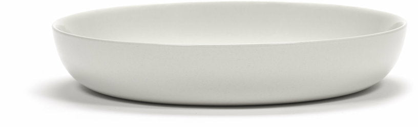 Assiette haute blanc avec motif rouge Feast - Serax - The Cool Republic