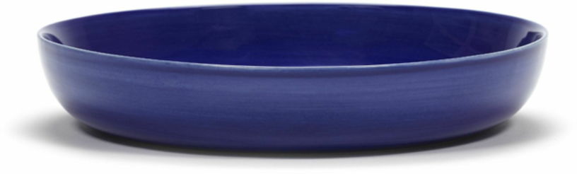 Assiette haute bleue 22 cm Stripes Feast - Serax - The Cool Republic