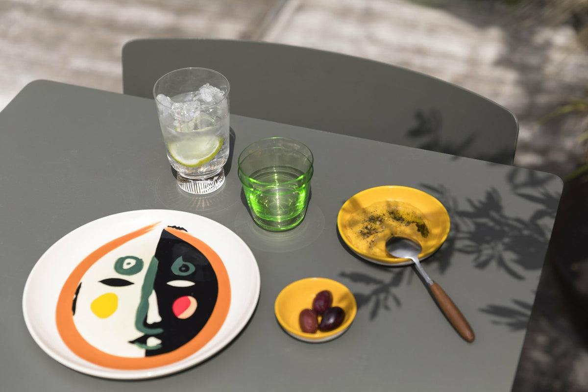 Assiette haute jaune Dots 22 cm Feast - Serax - The Cool Republic