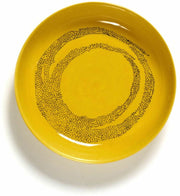 Assiette haute jaune Dots 22 cm Feast - Serax - The Cool Republic