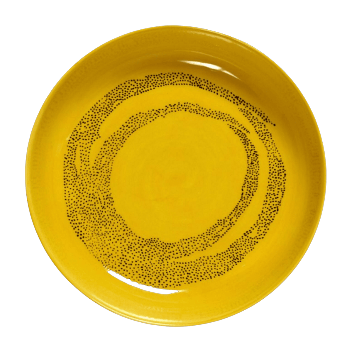 Assiette haute jaune Dots 22 cm Feast - Serax - The Cool Republic