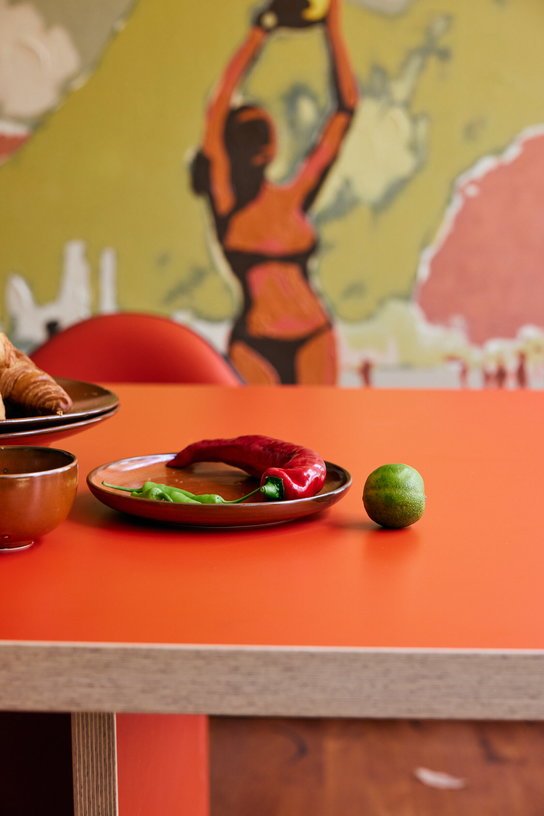 Assiette latérale Orange brûlé - HKLIVING - The Cool Republic
