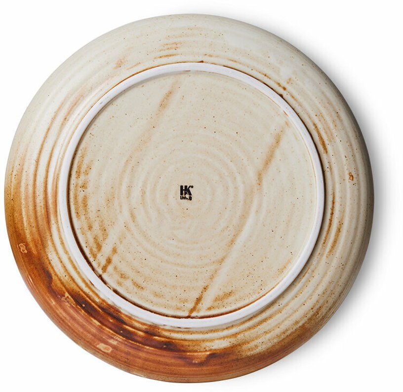 Assiette latérale Rustic Cream/Brown - HKLIVING - The Cool Republic