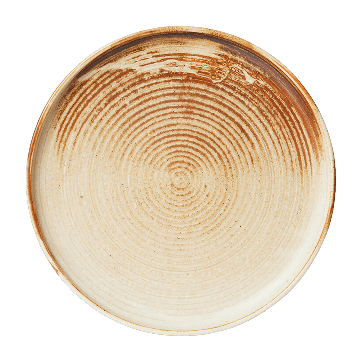 Assiette latérale Rustic Cream/Brown - HKLIVING - The Cool Republic