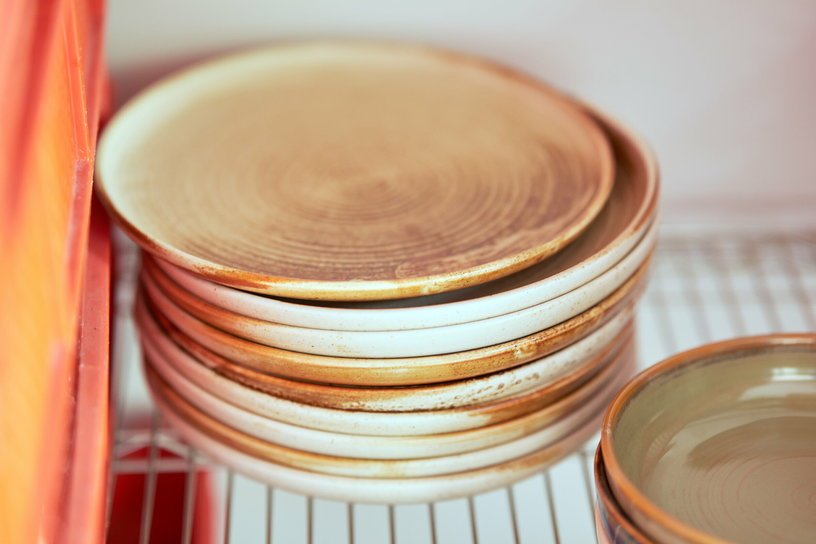 Assiette latérale Rustic Cream/Brown - HKLIVING - The Cool Republic