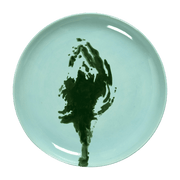 Assiette M bleu avec artichaut vert Feast - Serax - The Cool Republic