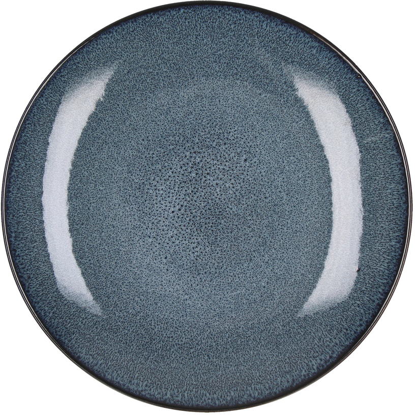 Assiette plate en faïence bleu Mirha - Pomax - The Cool Republic