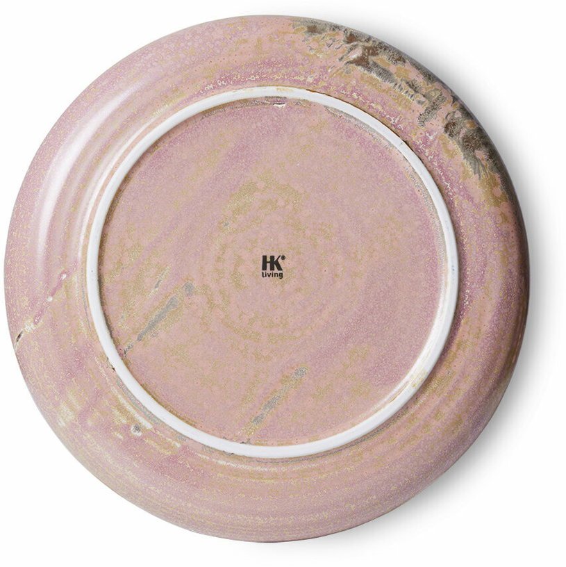 Assiette plate Rose rustique - HKLIVING - The Cool Republic