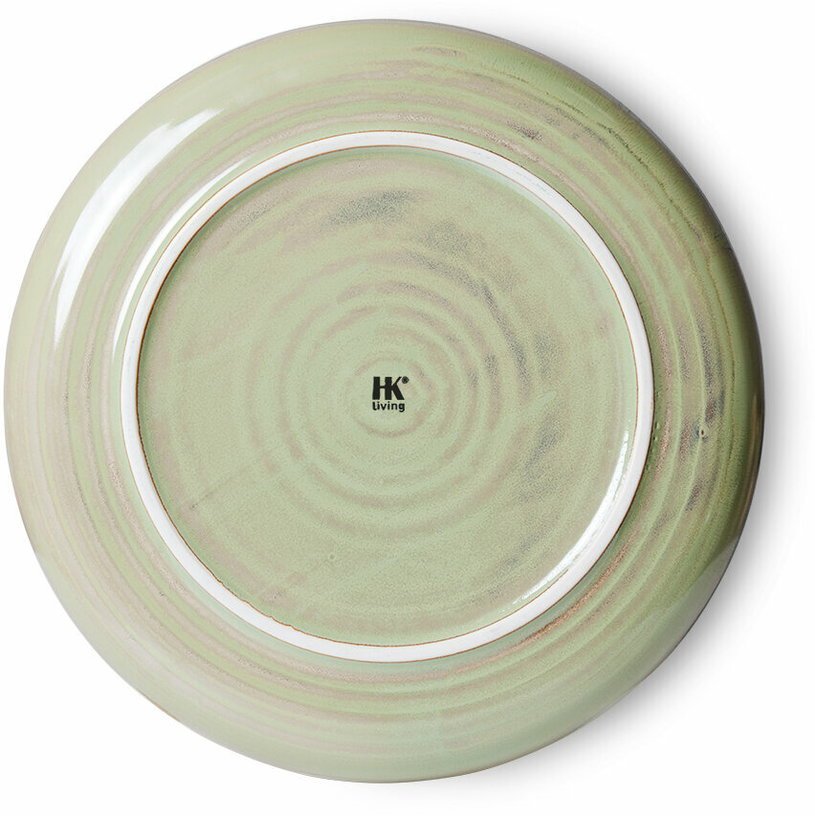 Assiette plate Vert mousse - HKLIVING - The Cool Republic