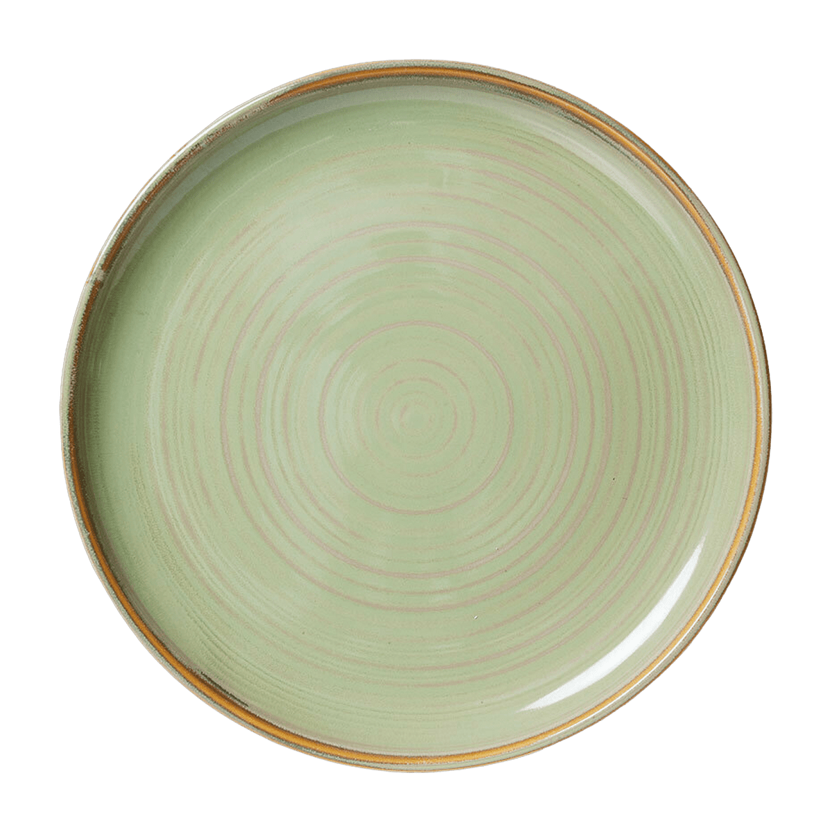 Assiette plate Vert mousse - HKLIVING - The Cool Republic