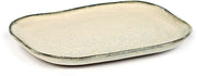 Assiette rectangulaire 14,5 x 10,5 cm blanc cassé Merci N°3 - Serax - The Cool Republic