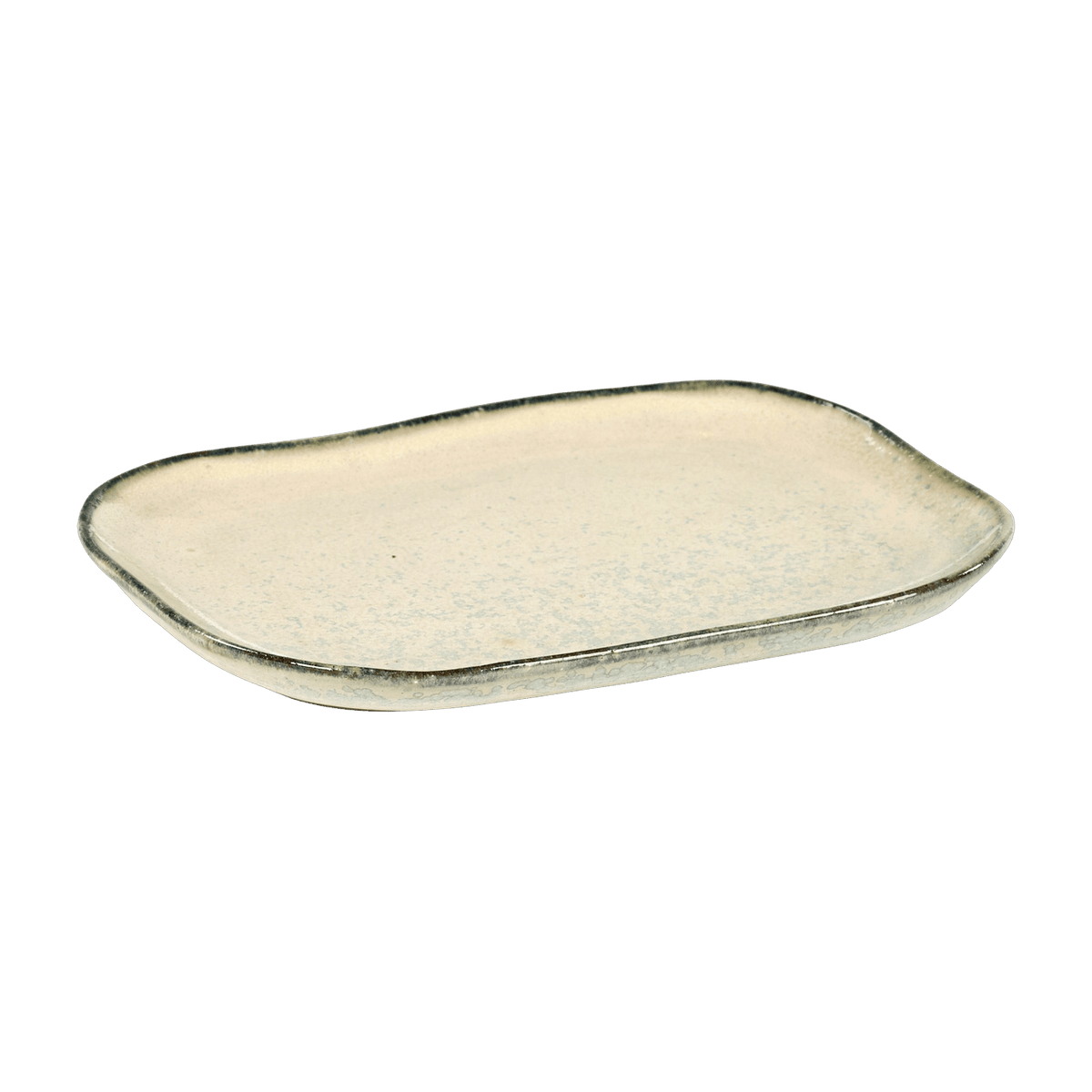 Assiette rectangulaire 14,5 x 10,5 cm blanc cassé Merci N°3 - Serax - The Cool Republic