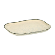 Assiette rectangulaire 14,5 x 10,5 cm blanc cassé Merci N°3 - Serax - The Cool Republic