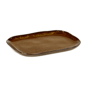 Assiette rectangulaire 14,5 x 10,5 cm ocre Merci N°3 - Serax - The Cool Republic
