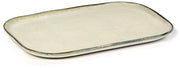 Assiette rectangulaire 23 x 15 cm blanc cassé Merci N°2 - Serax - The Cool Republic