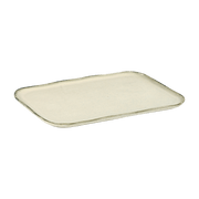 Assiette rectangulaire 32 x 23 cm blanc cassé Merci N°1 - Serax - The Cool Republic