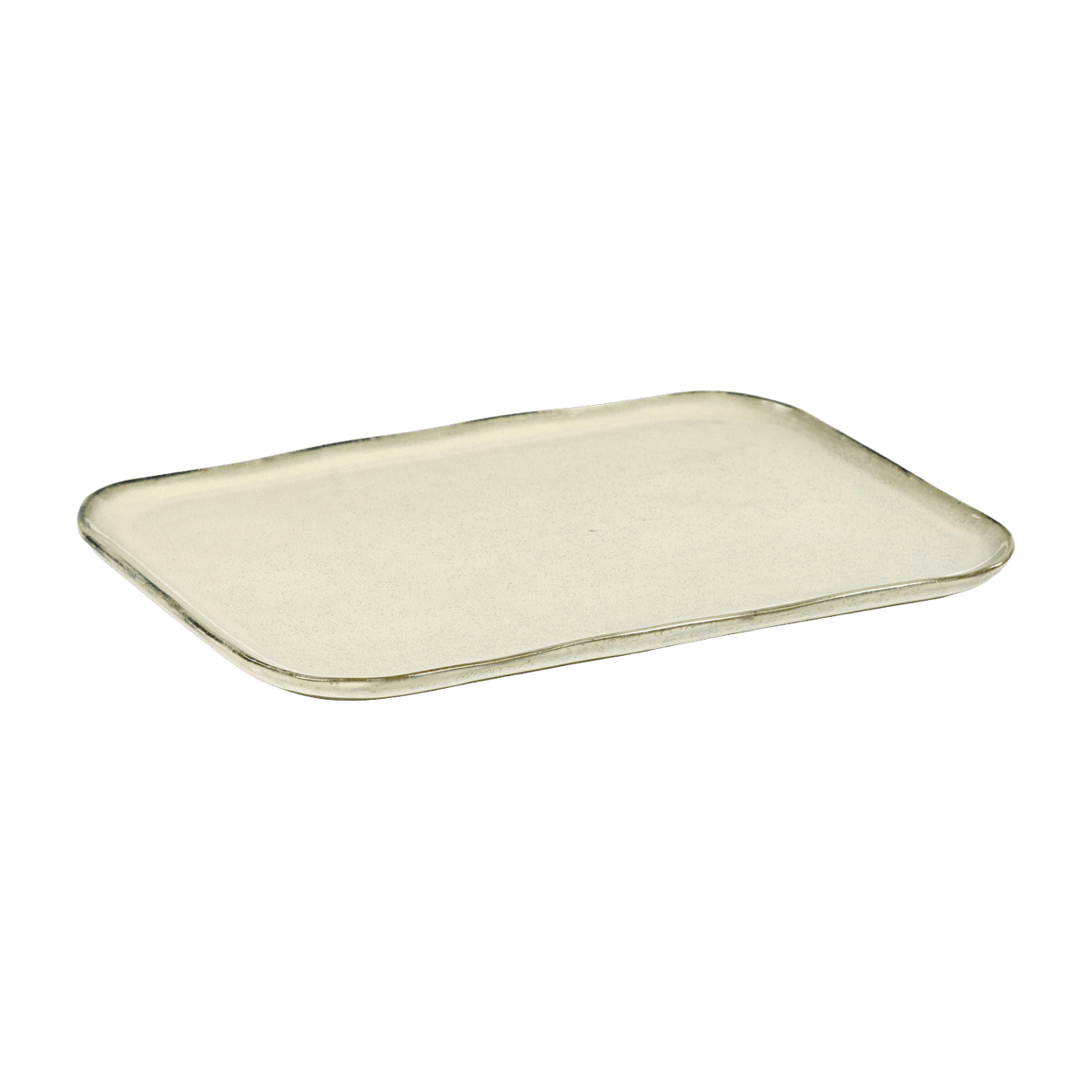 Assiette rectangulaire 32 x 23 cm blanc cassé Merci N°1 - Serax - The Cool Republic