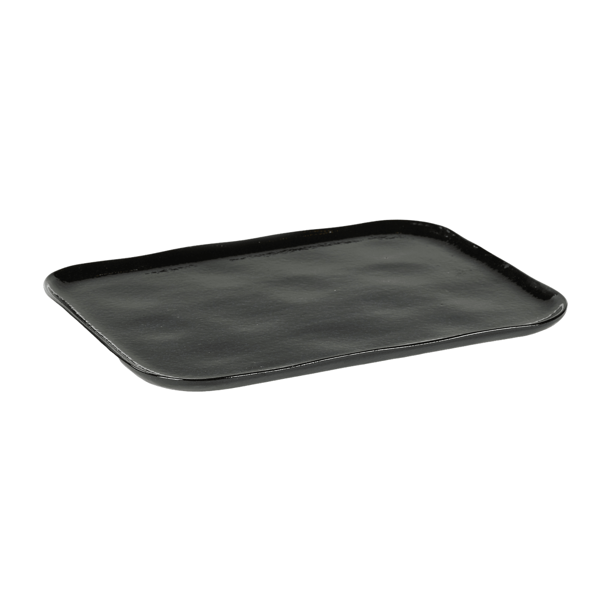 Assiette rectangulaire 32 x 23 cm bleu foncé Merci N°1 - Serax - The Cool Republic