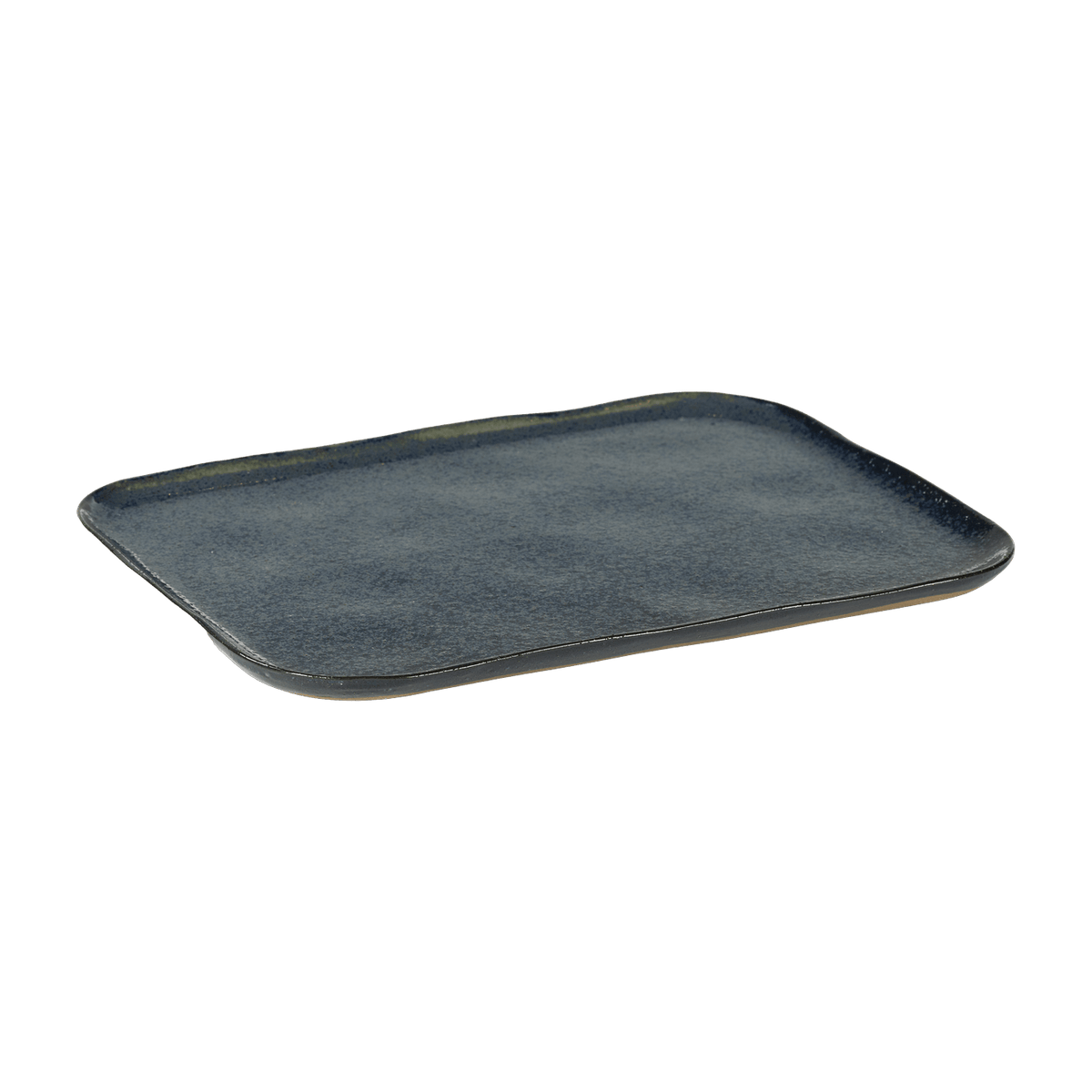 Assiette rectangulaire 32 x 23 cm bleu gris Merci N°1 - Serax - The Cool Republic