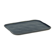 Assiette rectangulaire 32 x 23 cm bleu gris Merci N°1 - Serax - The Cool Republic