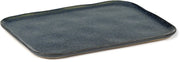 Assiette rectangulaire 32 x 23 cm bleu gris Merci N°1 - Serax - The Cool Republic