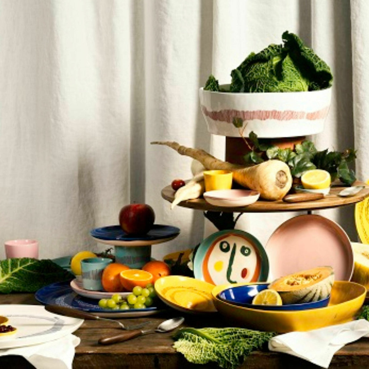 Assiette rose 19 cm Feast - Serax - The Cool Republic