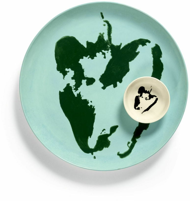 Assiette turquoise Poivron 26,5 cm Feast - Serax - The Cool Republic