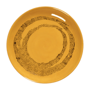 Assiette XS sunny yellow avec motif noir Feast - Serax - The Cool Republic