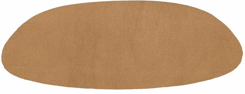 Assise de chaise en cuir reconstitué camel Rainbow - Hans k - The Cool Republic