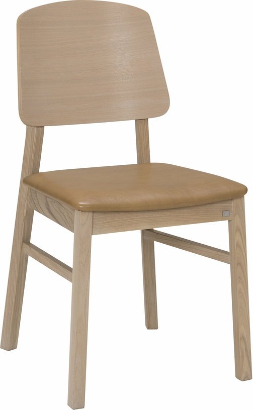 Assise de chaise en cuir reconstitué camel Verona - Hans K - The Cool Republic