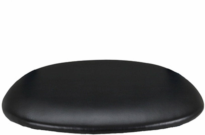 Assise de chaise en cuir reconstitué noir Rainbow - Hans k - The Cool Republic