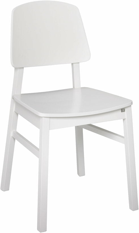 Assise de chaise en placage Bentwood blanc Verona - Hans K - The Cool Republic