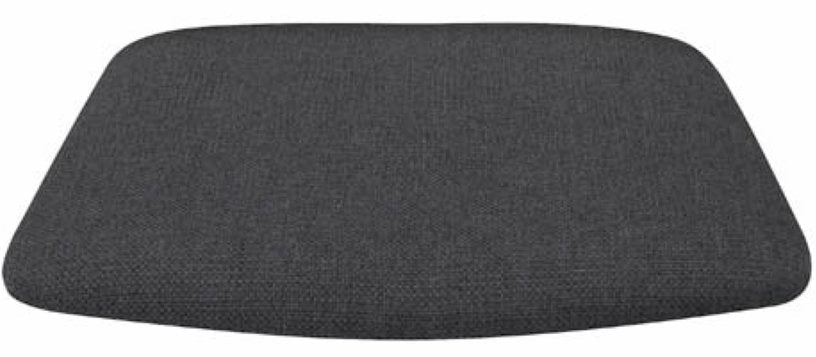 Assise de chaise en tissu graphite Verona - Hans K - The Cool Republic