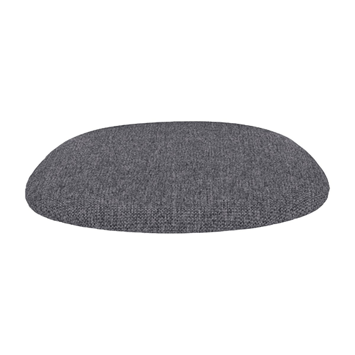 Assise de chaise en tissu gris étincelant Rainbow - Hans k - The Cool Republic