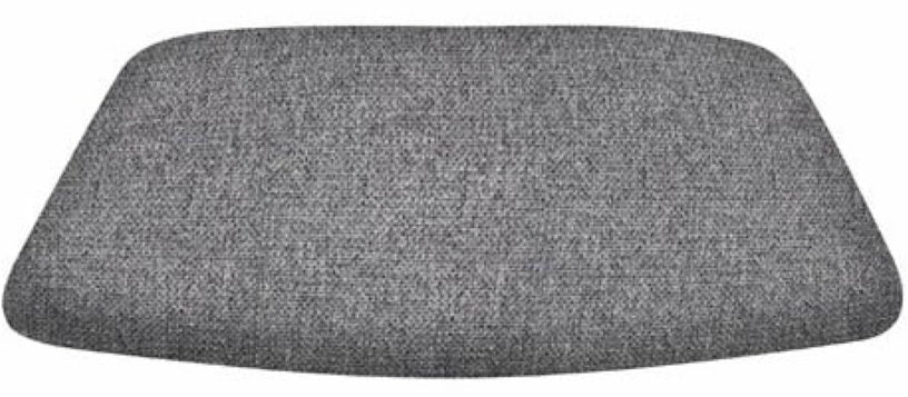 Assise de chaise en tissu gris étincelant Verona - Hans K - The Cool Republic