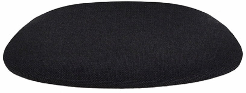 Assise de chaise en tissu noir Rainbow - Hans k - The Cool Republic