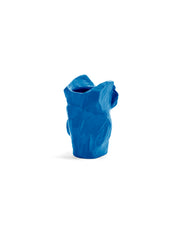 Vase hibou en grès bleu 12cm Après Minuit - Serax